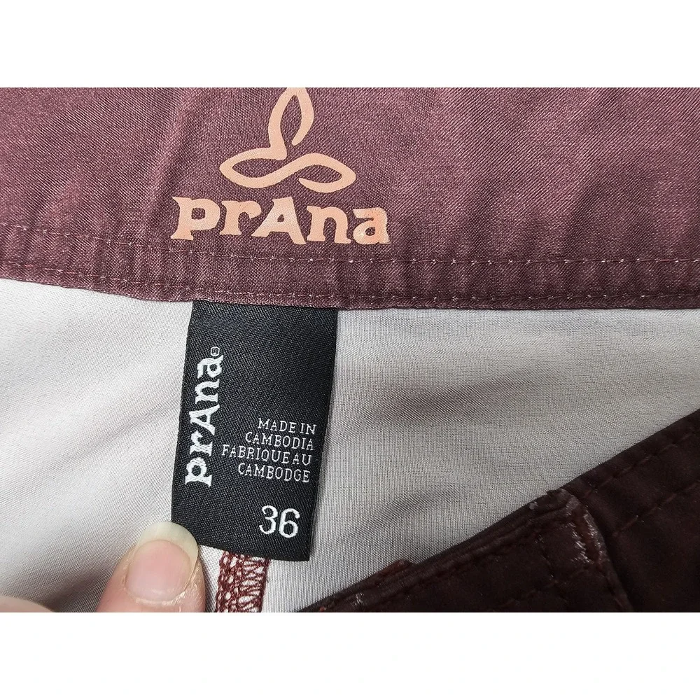 Prana Board Shorts Mens 36 Swim Trunks Drawstring Surf Beach Quick Dry Polyester